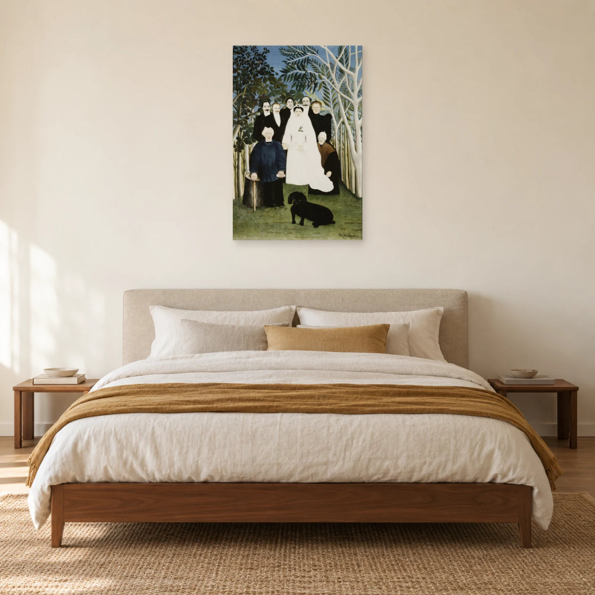 Tableau La Noce – Henri Rousseau dans une chambre - Art Virtuoso