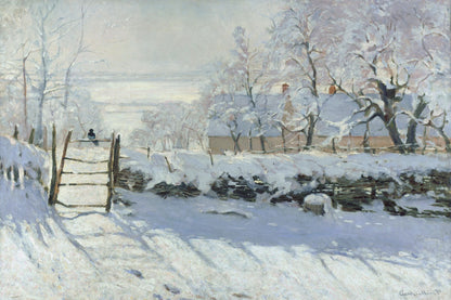 Paysage d’hiver aux ombres bleues par Claude Monet, taille M