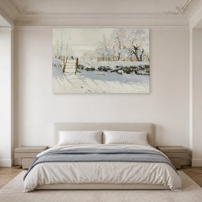 Tableau La Pie – Claude Monet dans une chambre - Art Virtuoso