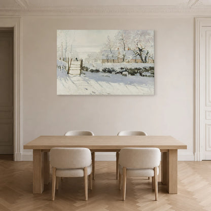 Tableau La Pie – Claude Monet dans une salle à manger - Art Virtuoso