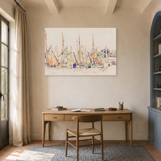 Tableau La Rochelle (1911) – Paul Signac dans un bureau - Art Virtuoso