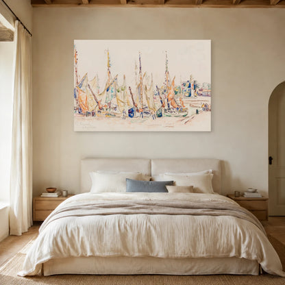 Tableau La Rochelle (1911) – Paul Signac dans une chambre - Art Virtuoso
