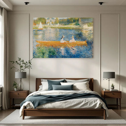 Tableau La Yole – Pierre-Auguste Renoir dans une chambre - Art Virtuoso