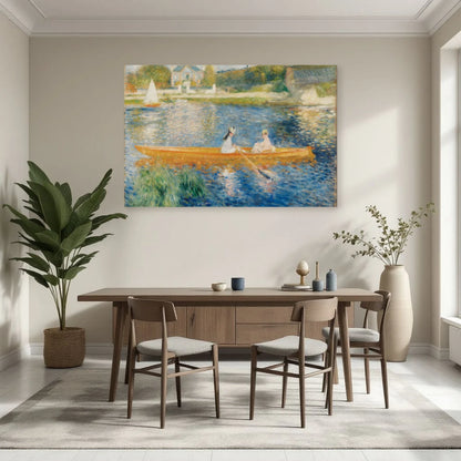 Tableau La Yole – Pierre-Auguste Renoir dans une salle à manger - Art Virtuoso