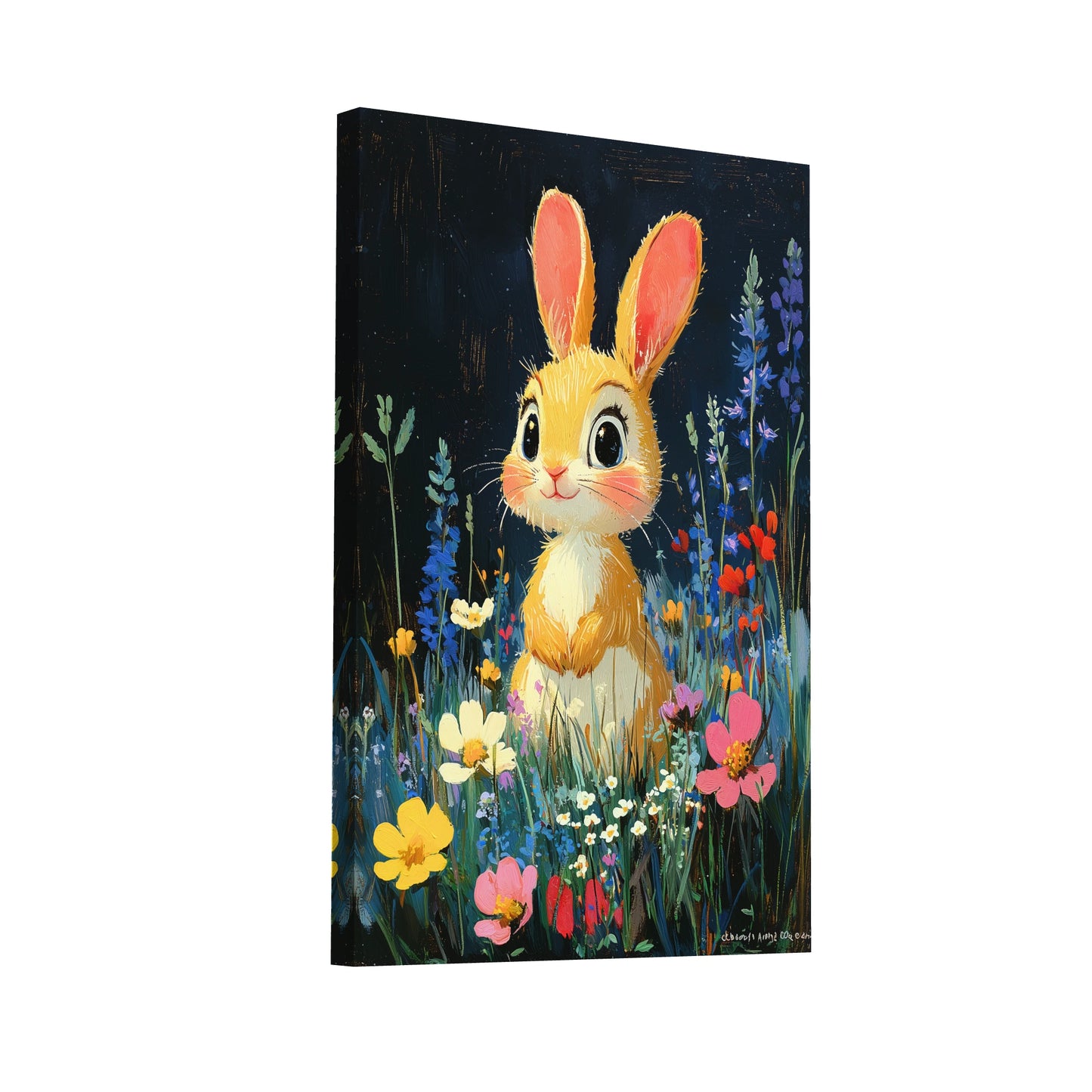 Product Hero 3D WebP Tableau Lapin - Chambre Bébé - Art Virtuoso