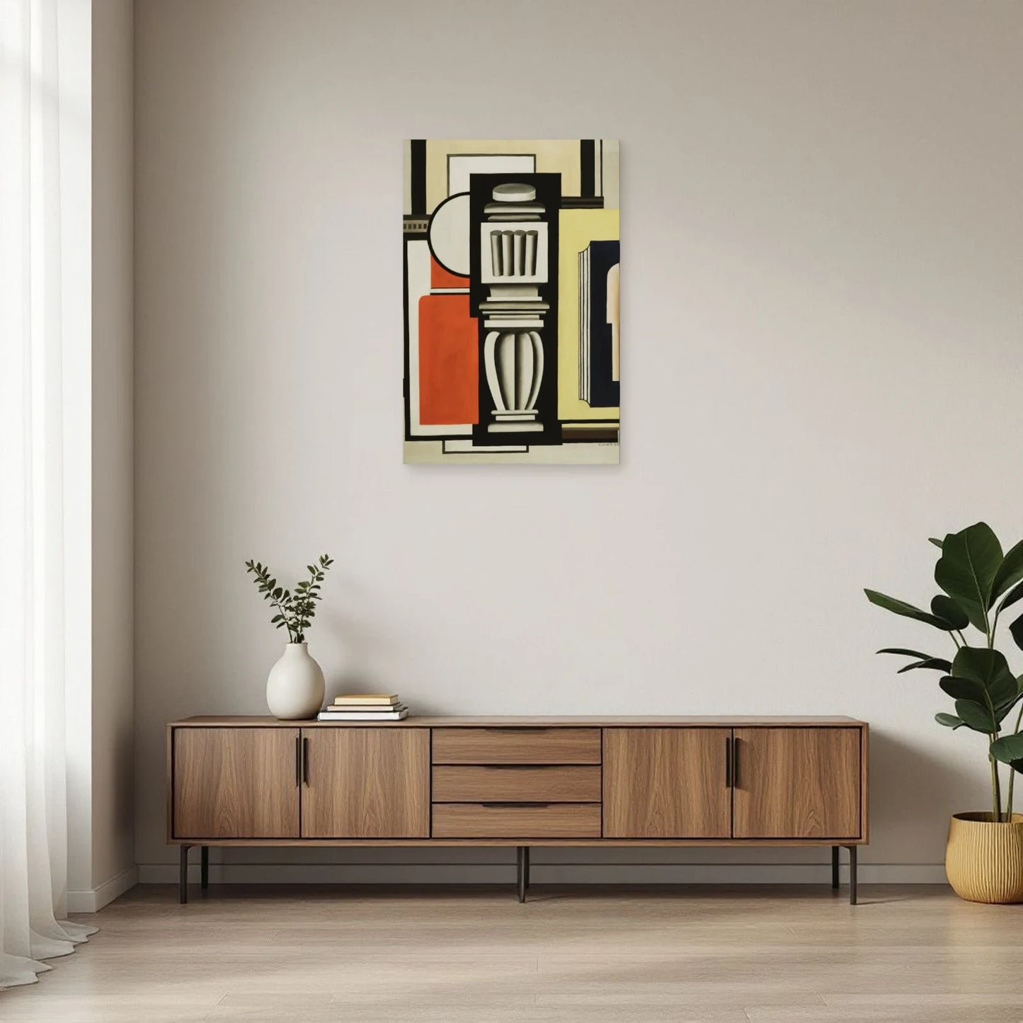 Tableau Le Balustre – Fernand Léger dans une salle à manger - Art Virtuoso