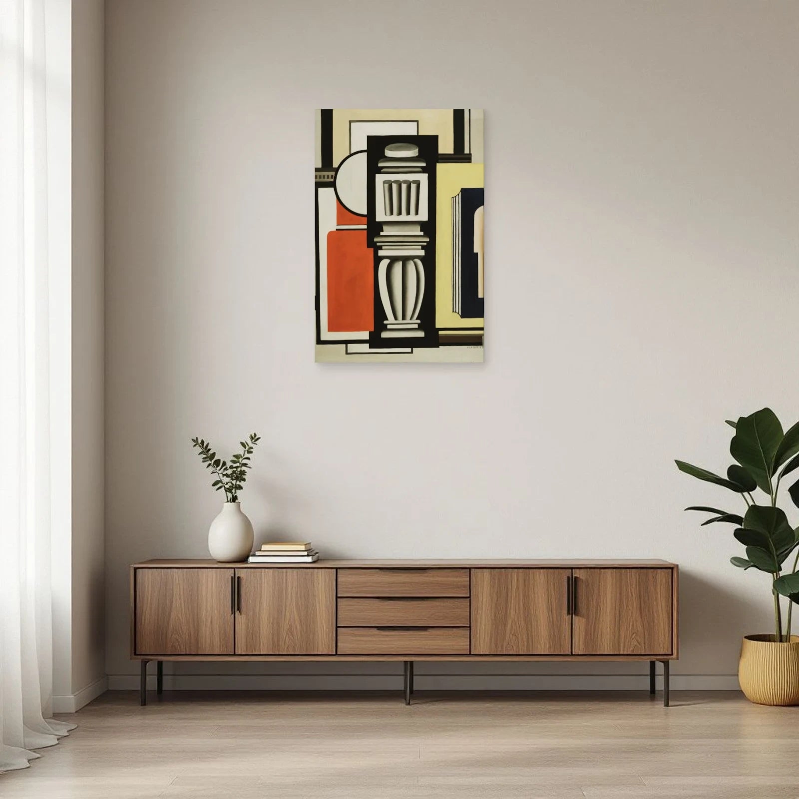 Tableau Le Balustre – Fernand Léger dans une salle à manger - Art Virtuoso