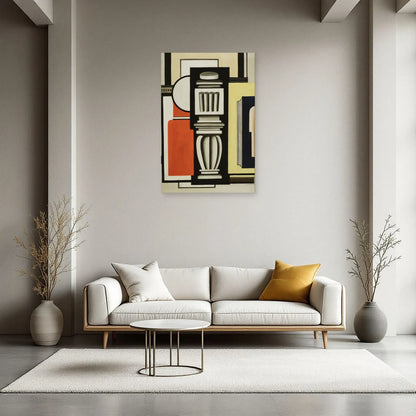 Tableau Le Balustre – Fernand Léger dans un salon - Art Virtuoso