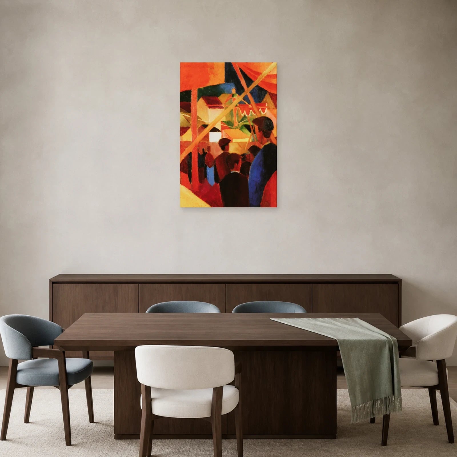 Tableau Le Funambule – August Macke dans une salle à manger - Art Virtuoso
