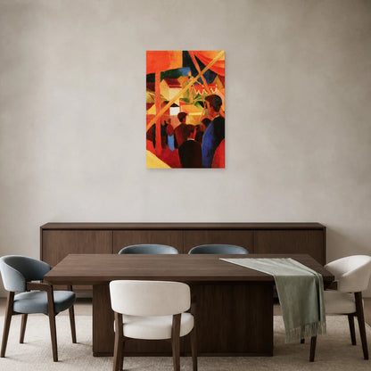 Tableau Le Funambule – August Macke dans une salle à manger - Art Virtuoso