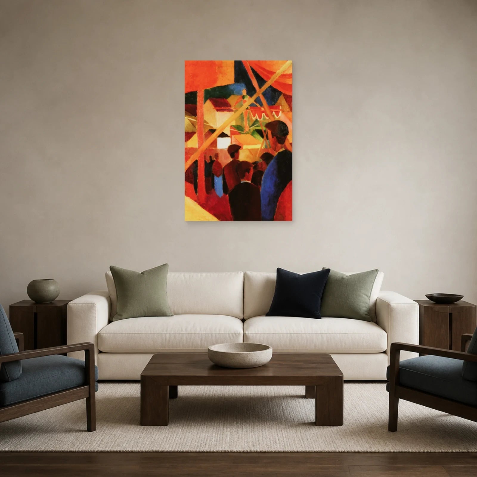 Tableau Le Funambule – August Macke dans un salon - Art Virtuoso