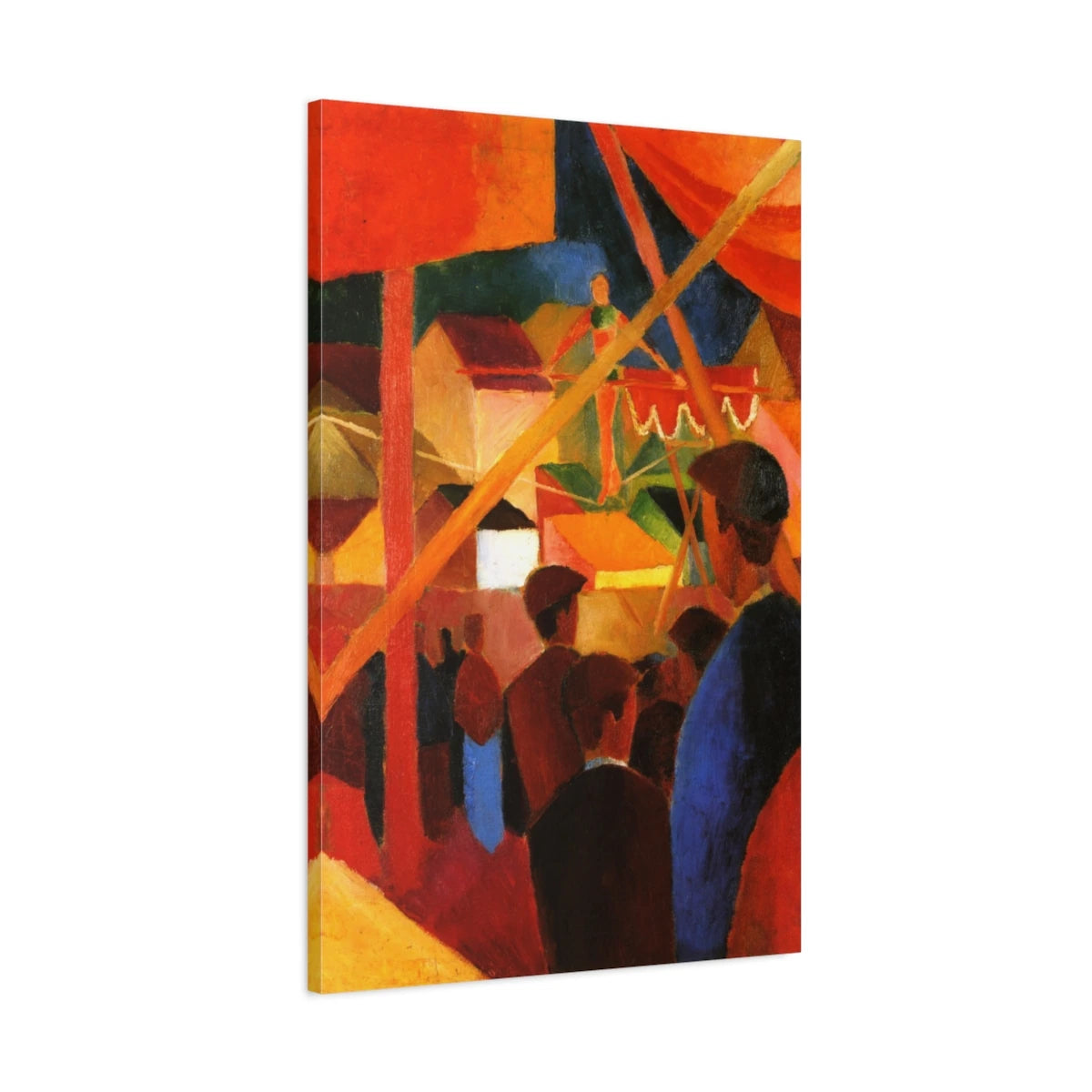 Tableau Le Funambule – August Macke - toile 3D avec bords imprimés - Art Virtuoso