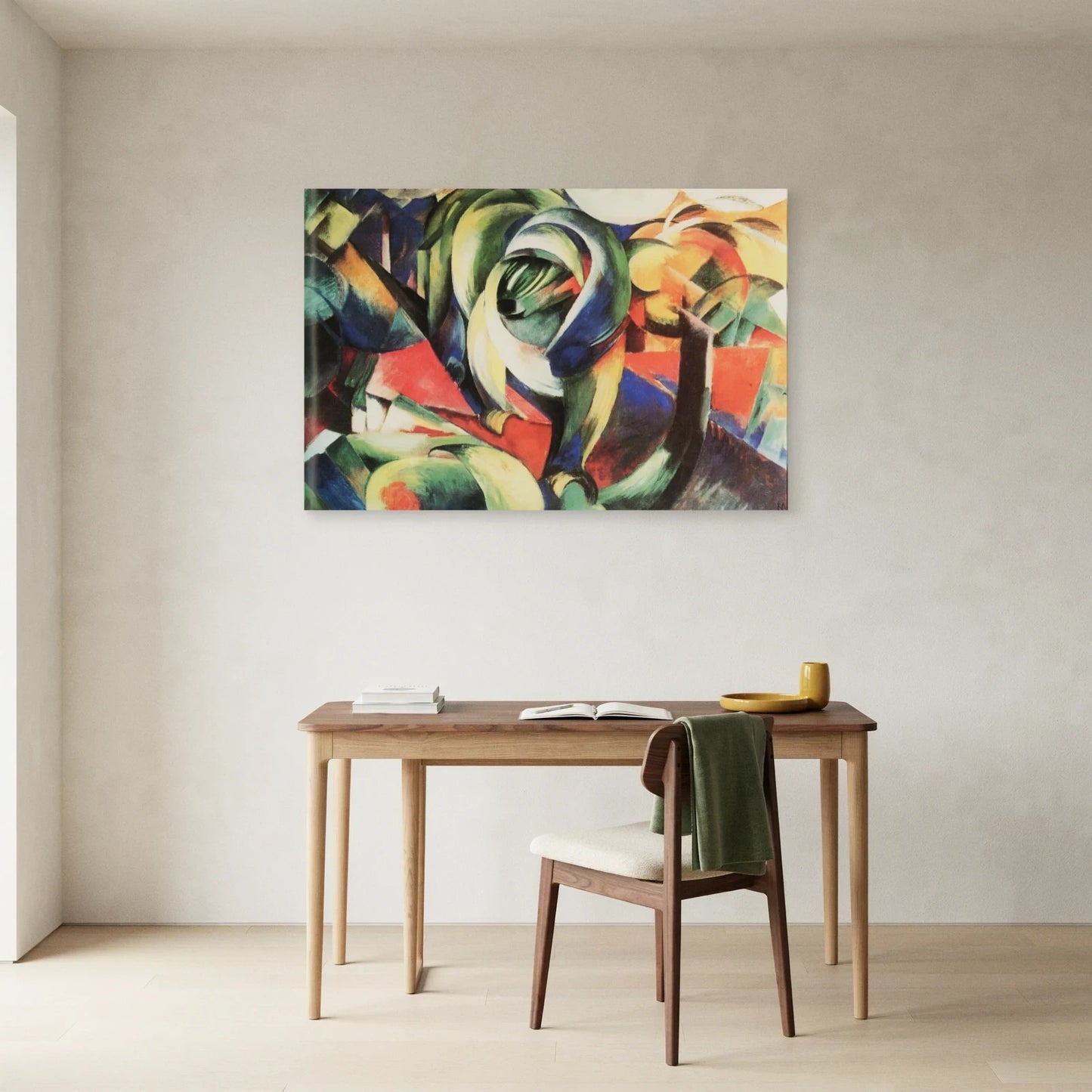 Tableau Le Mandrill – Franz Marc dans un bureau - Art Virtuoso