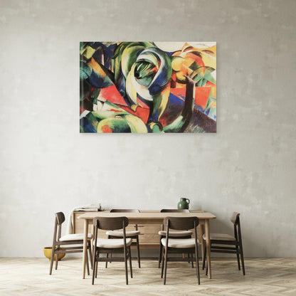 Tableau Le Mandrill – Franz Marc dans une salle à manger - Art Virtuoso