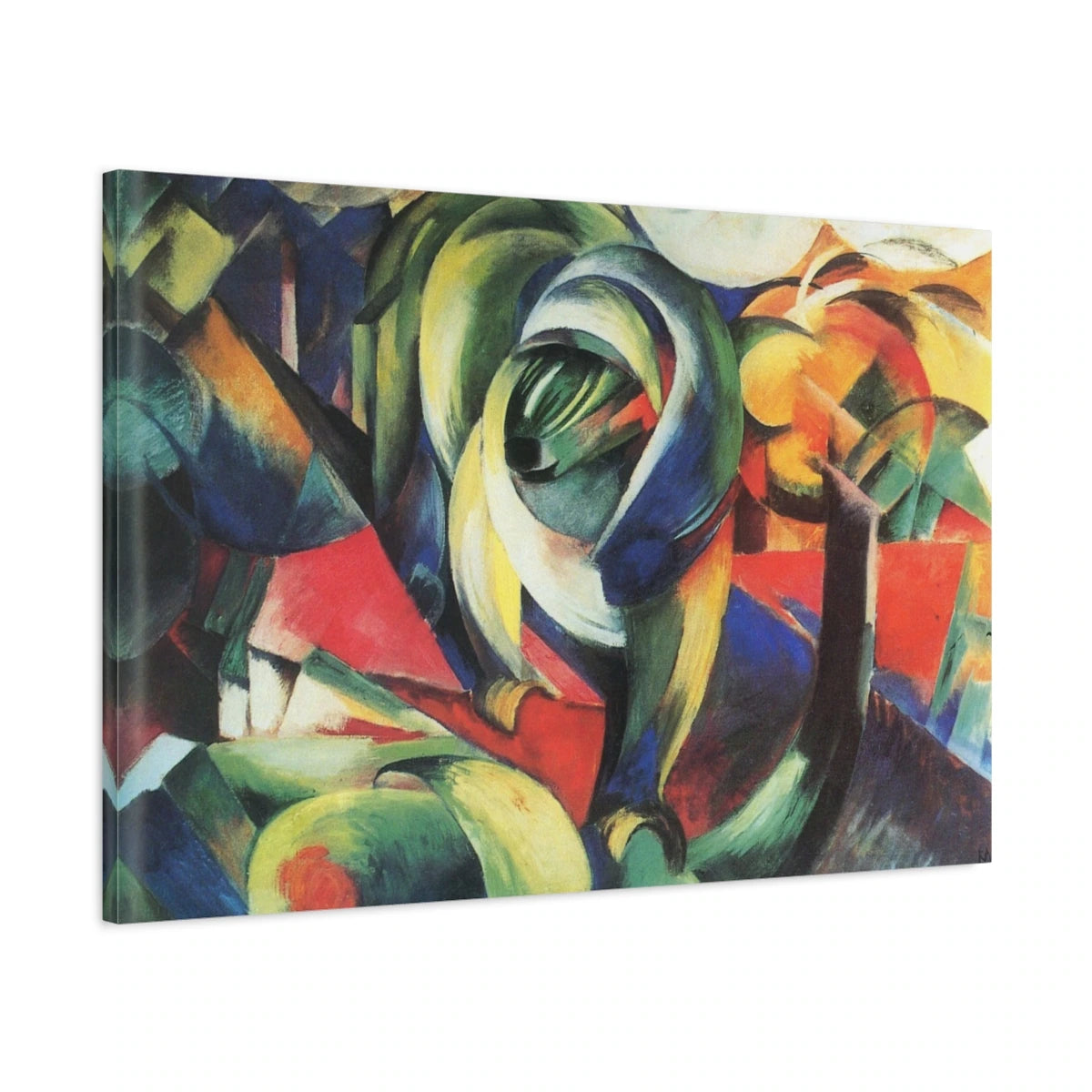 Tableau Le Mandrill – Franz Marc - toile 3D avec bords imprimés - Art Virtuoso