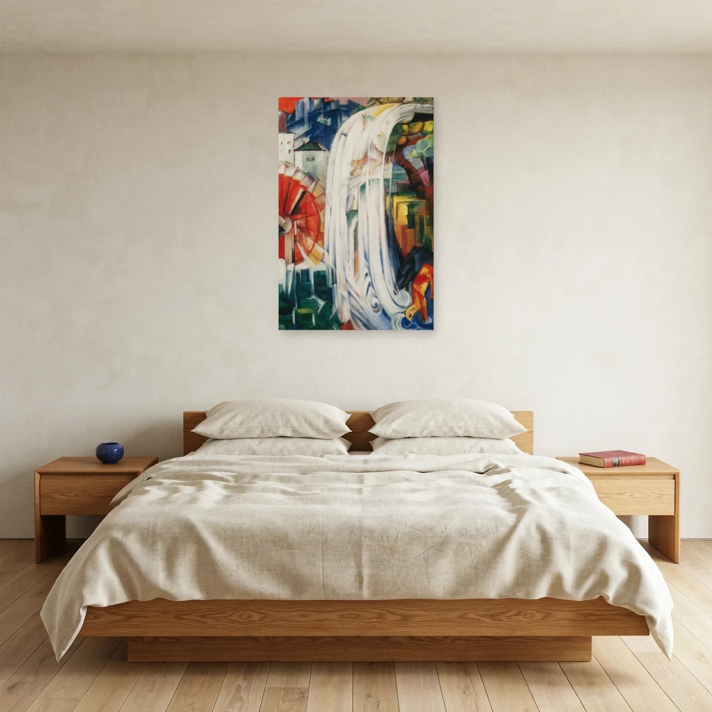 Tableau Le Moulin enchanté – Franz Marc dans une chambre - Art Virtuoso