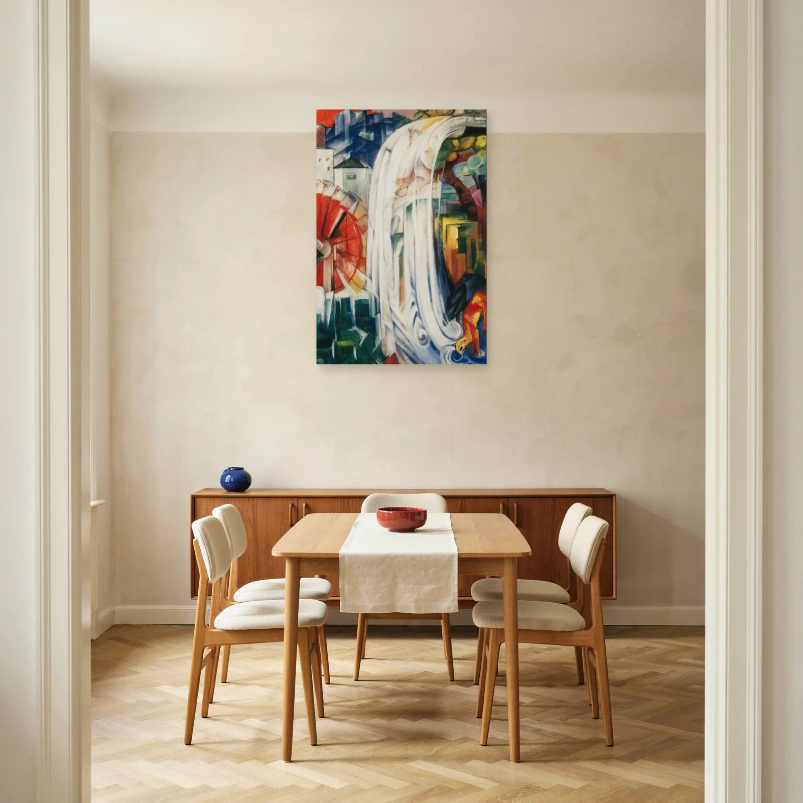 Tableau Le Moulin enchanté – Franz Marc dans une salle à manger - Art Virtuoso