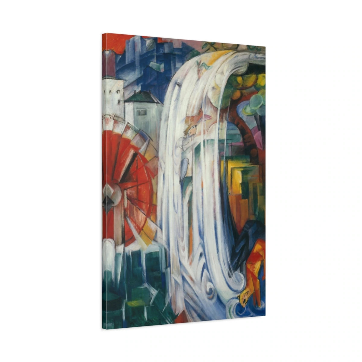 Tableau Le Moulin enchanté – Franz Marc - toile 3D avec bords imprimés - Art Virtuoso