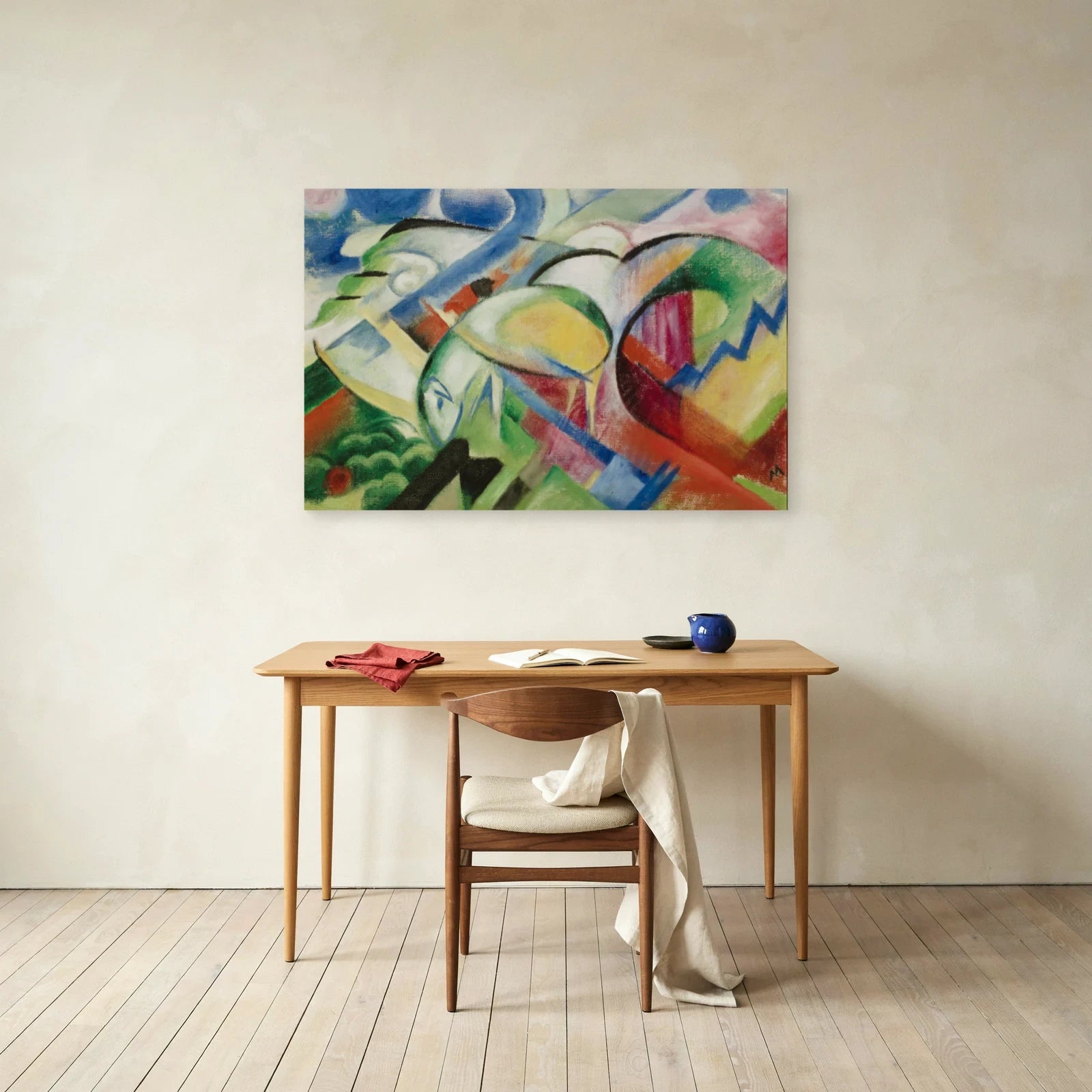 Tableau Le Mouton – Franz Marc dans un bureau - Art Virtuoso