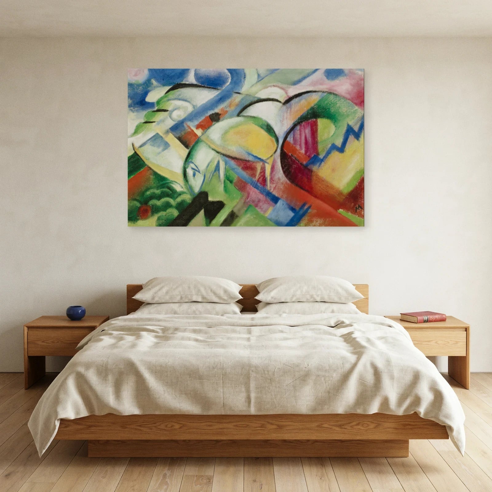 Tableau Le Mouton – Franz Marc dans une chambre - Art Virtuoso