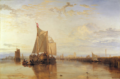 Le Paquebot de Dordrecht de William Turner – reproduction sur toile – format M