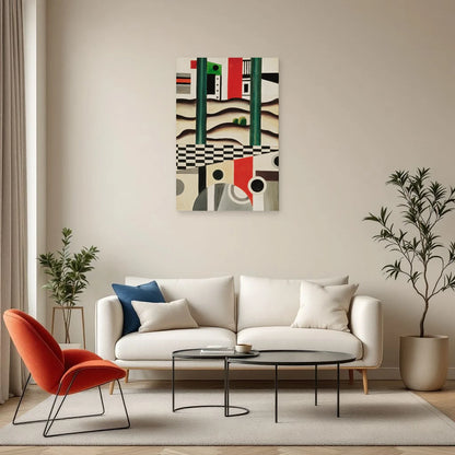 Tableau Le Pont – Fernand Léger dans un salon - Art Virtuoso