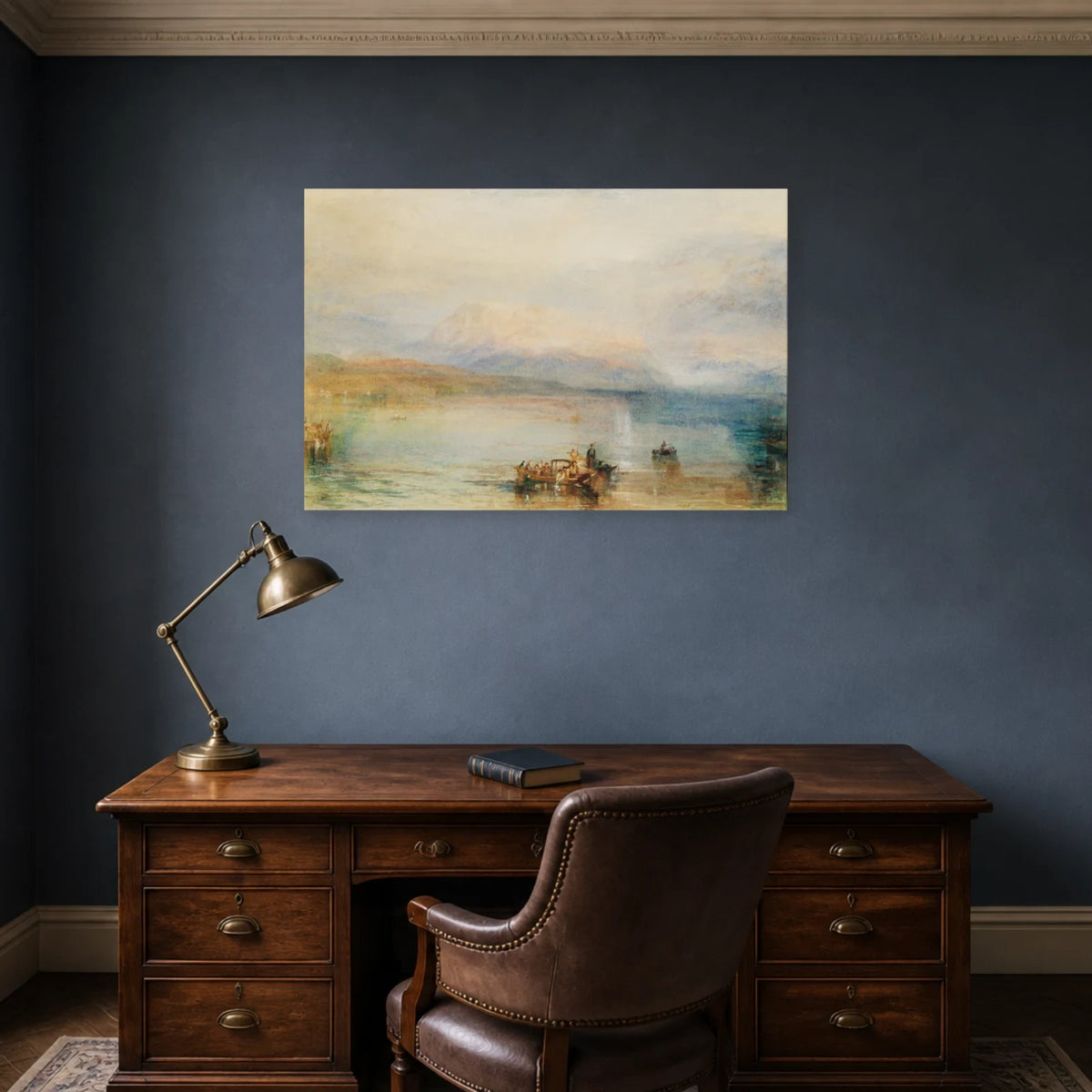Tableau Le Rigi rouge – William Turner dans un bureau - Art Virtuoso