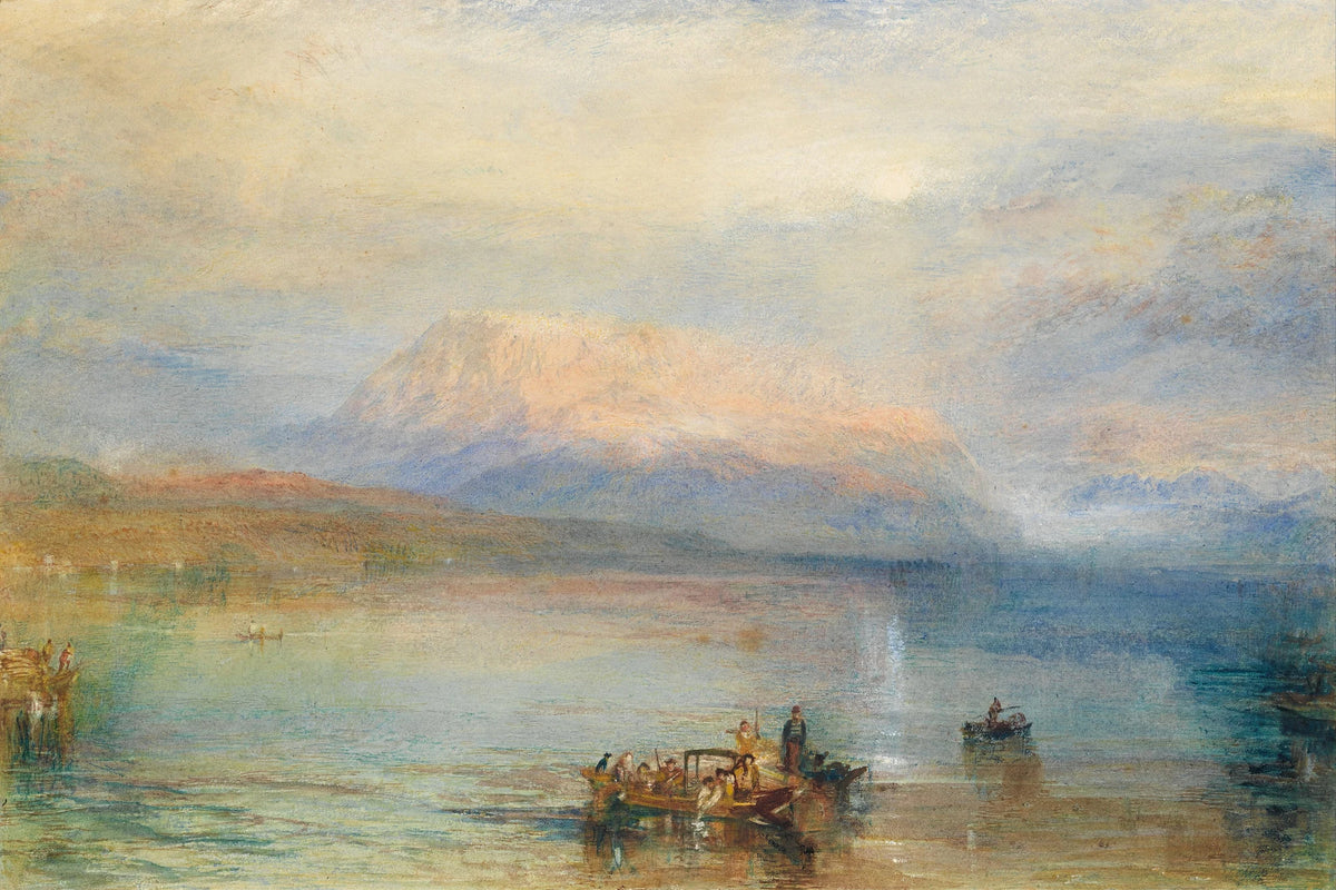 Le Rigi rouge de William Turner – reproduction sur toile – format XL