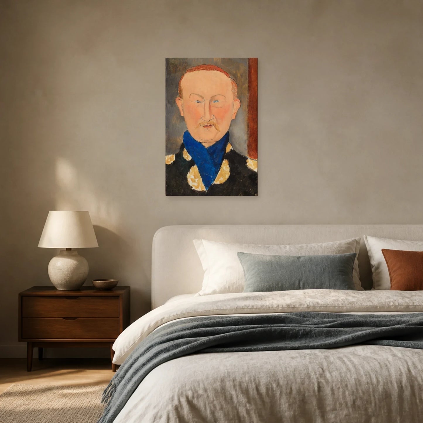 Tableau Léon Bakst – Amedeo Modigliani dans une chambre - Art Virtuoso