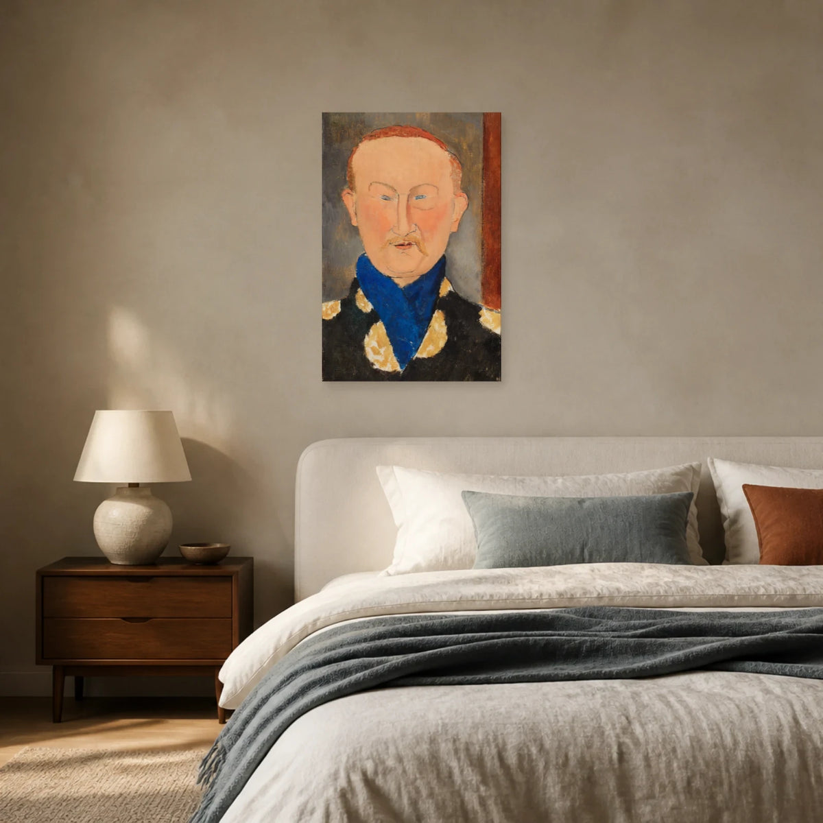 Tableau Léon Bakst – Amedeo Modigliani dans une chambre - Art Virtuoso