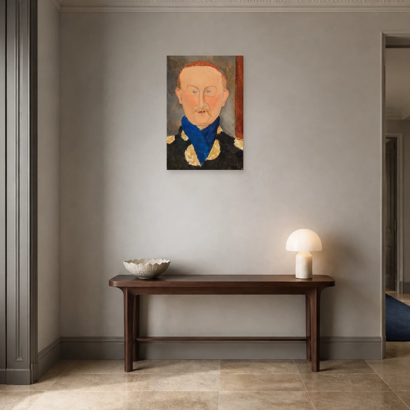 Tableau Léon Bakst – Amedeo Modigliani dans une entrée ou un couloir - Art Virtuoso