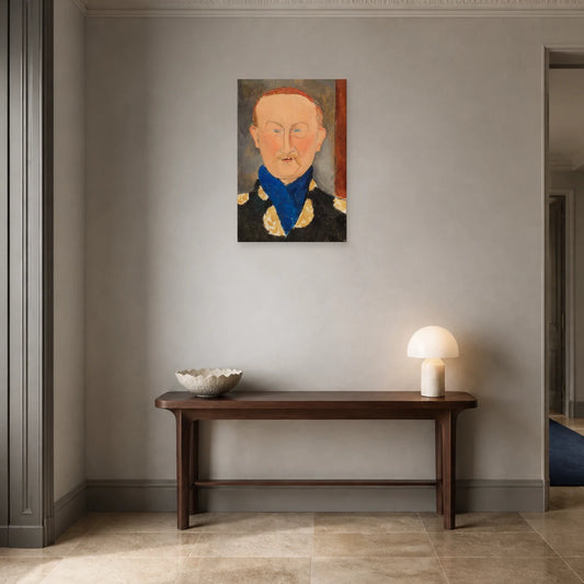 Tableau Léon Bakst – Amedeo Modigliani dans une entrée ou un couloir - Art Virtuoso