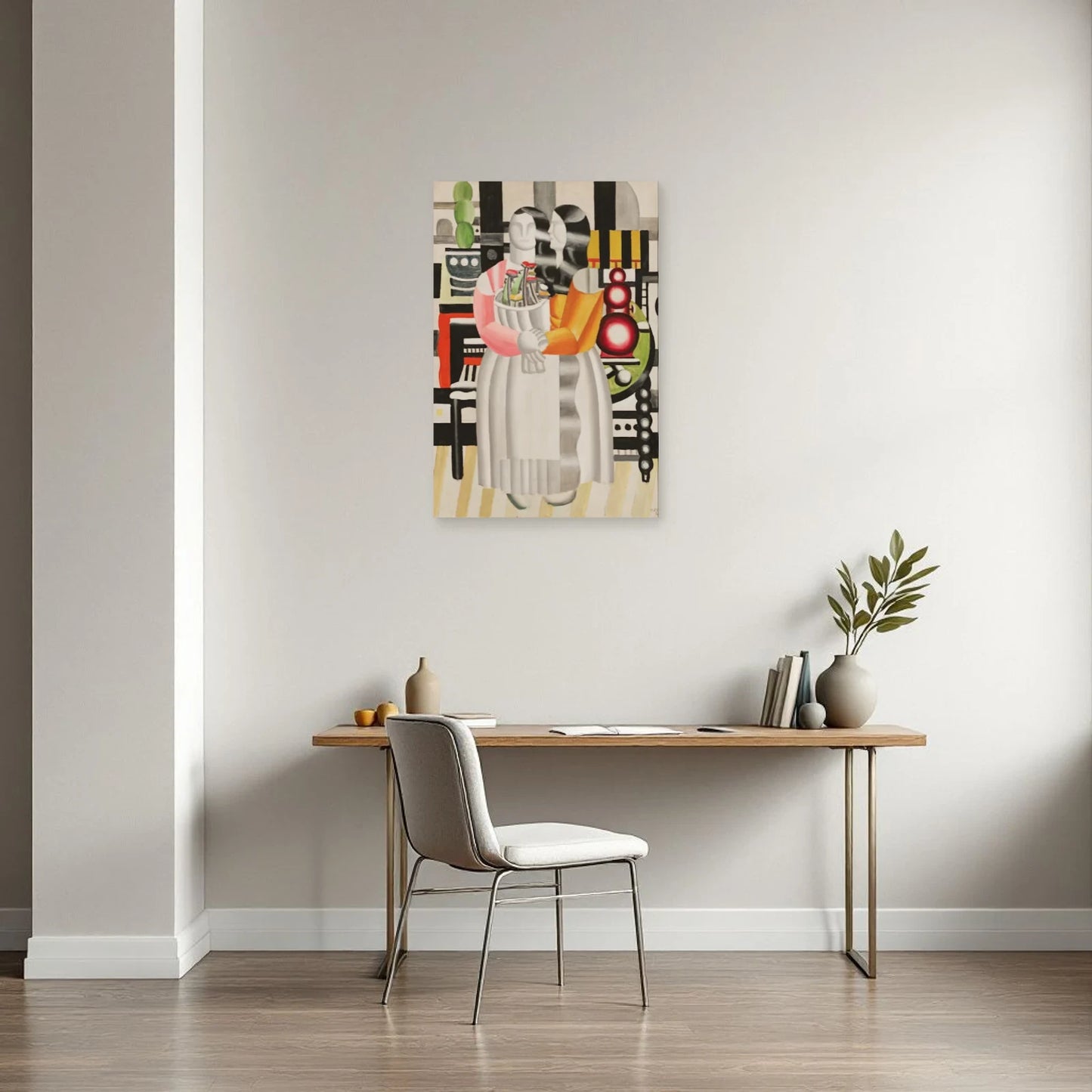 Tableau Les Confidences – Fernand Léger dans un bureau - Art Virtuoso