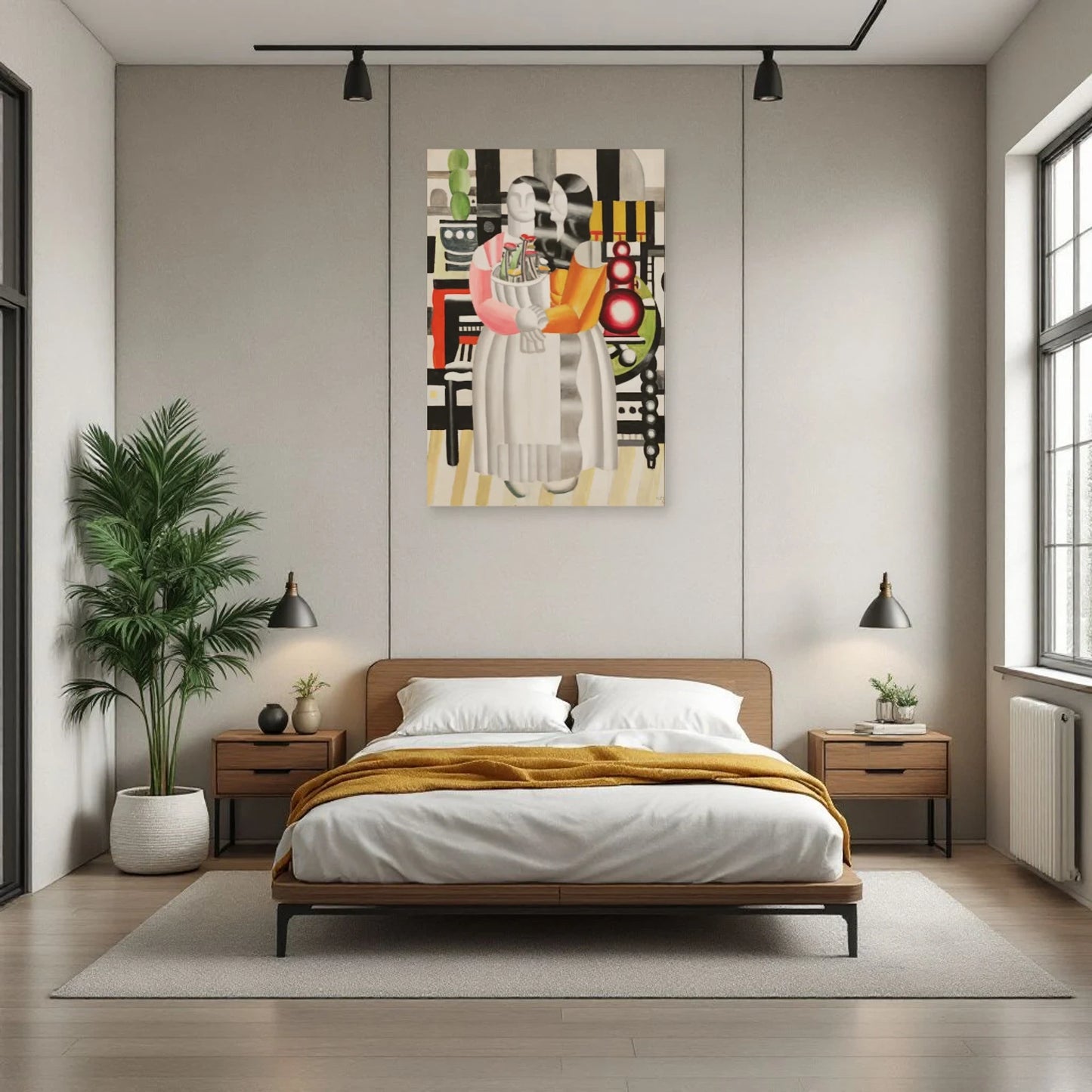 Tableau Les Confidences – Fernand Léger dans une chambre - Art Virtuoso