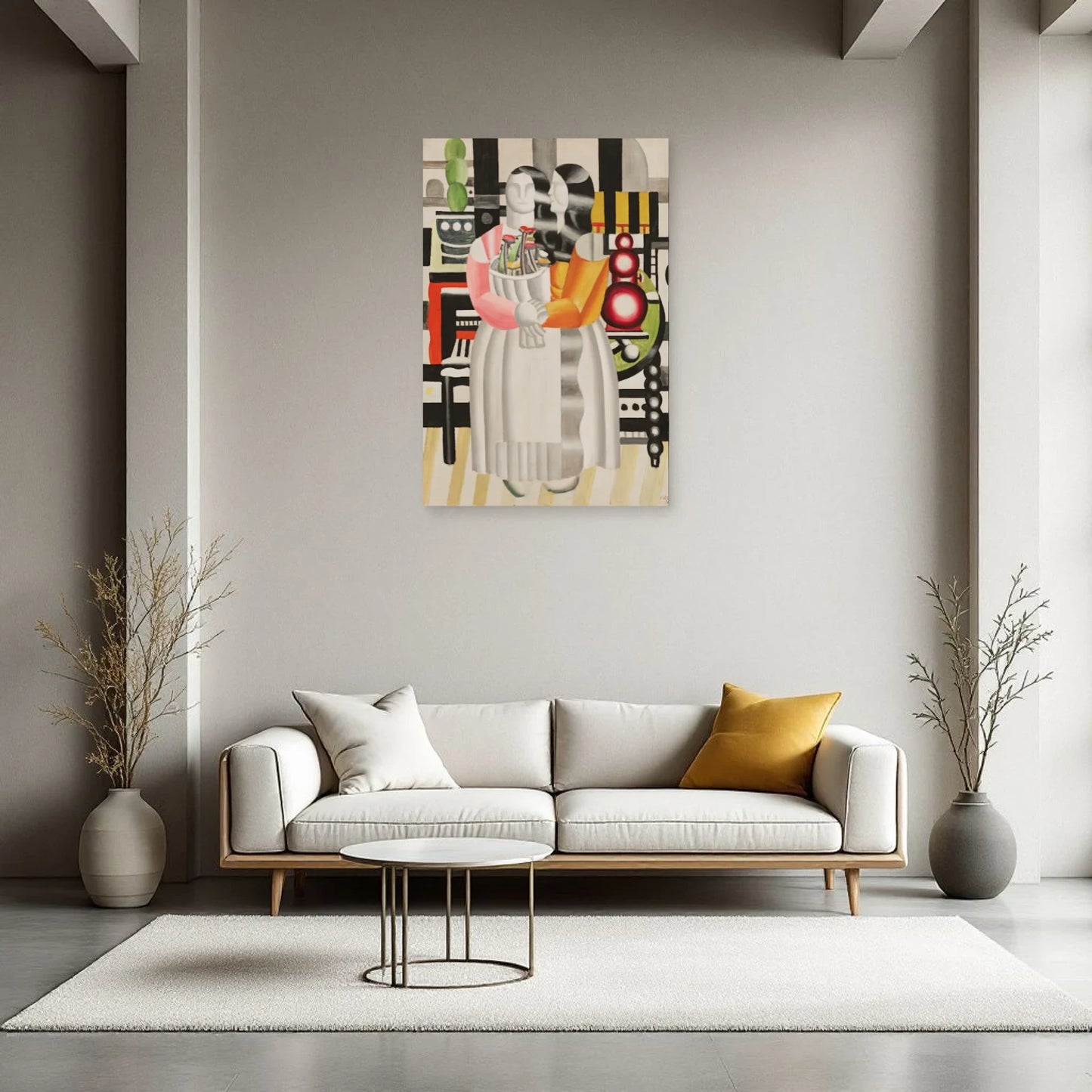 Tableau Les Confidences – Fernand Léger dans un salon - Art Virtuoso