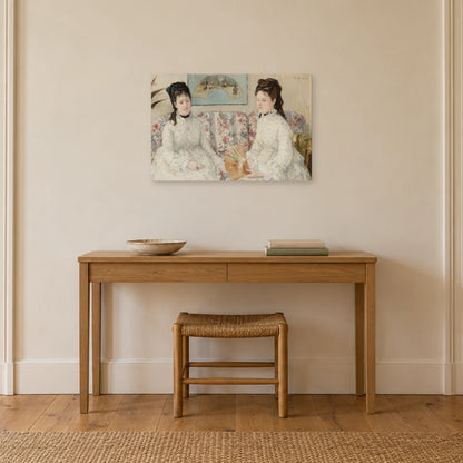 Tableau Les Deux Sœurs de Berthe Morisot dans une entrée ou un couloir - Art Virtuoso