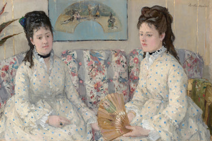 Tableau Les Deux Sœurs de Berthe Morisot - impression sur toile, format XXL