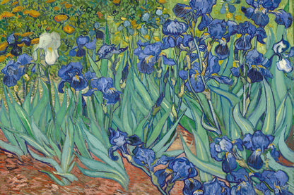 Tableau Les Iris – Vincent van Gogh – reproduction sur toile, format S