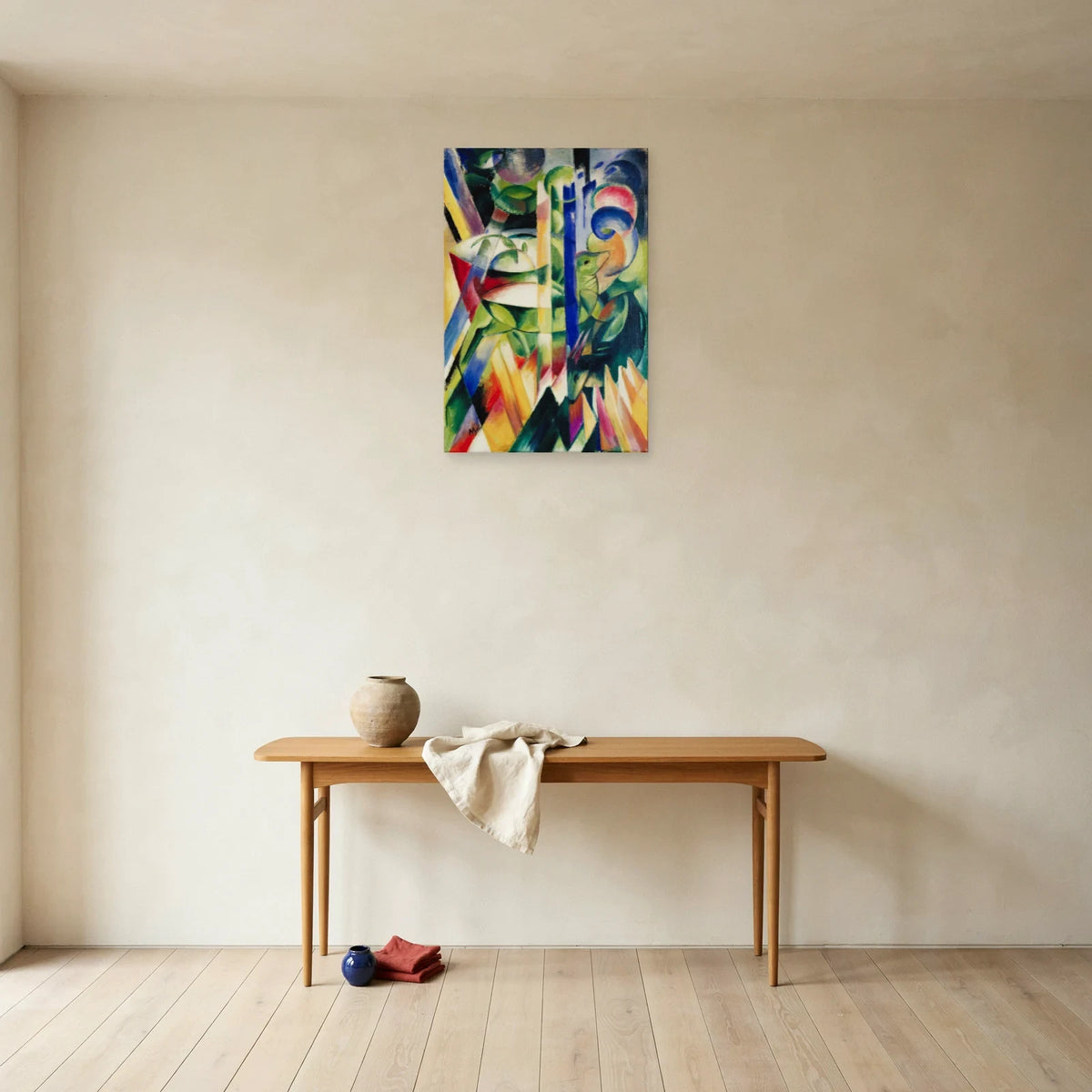 Tableau Les Petites Chèvres de montagne – Franz Marc dans une entrée ou un couloir - Art Virtuoso