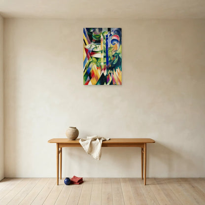 Tableau Les Petites Chèvres de montagne – Franz Marc dans une entrée ou un couloir - Art Virtuoso
