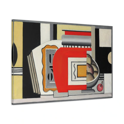 Tableau Les Pommes – Fernand Léger vue de profil, toile 3D avec bords imprimés