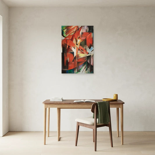 Tableau Les Renards – Franz Marc dans un bureau - Art Virtuoso