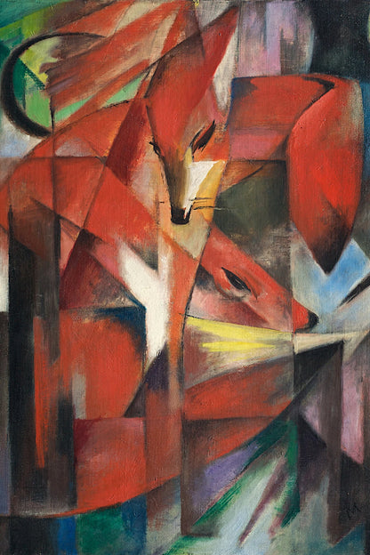 Les Renards de Franz Marc – toile format S