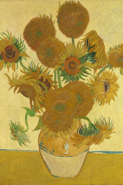 Tableau Les Tournesols – Vincent van Gogh – reproduction sur toile, format M