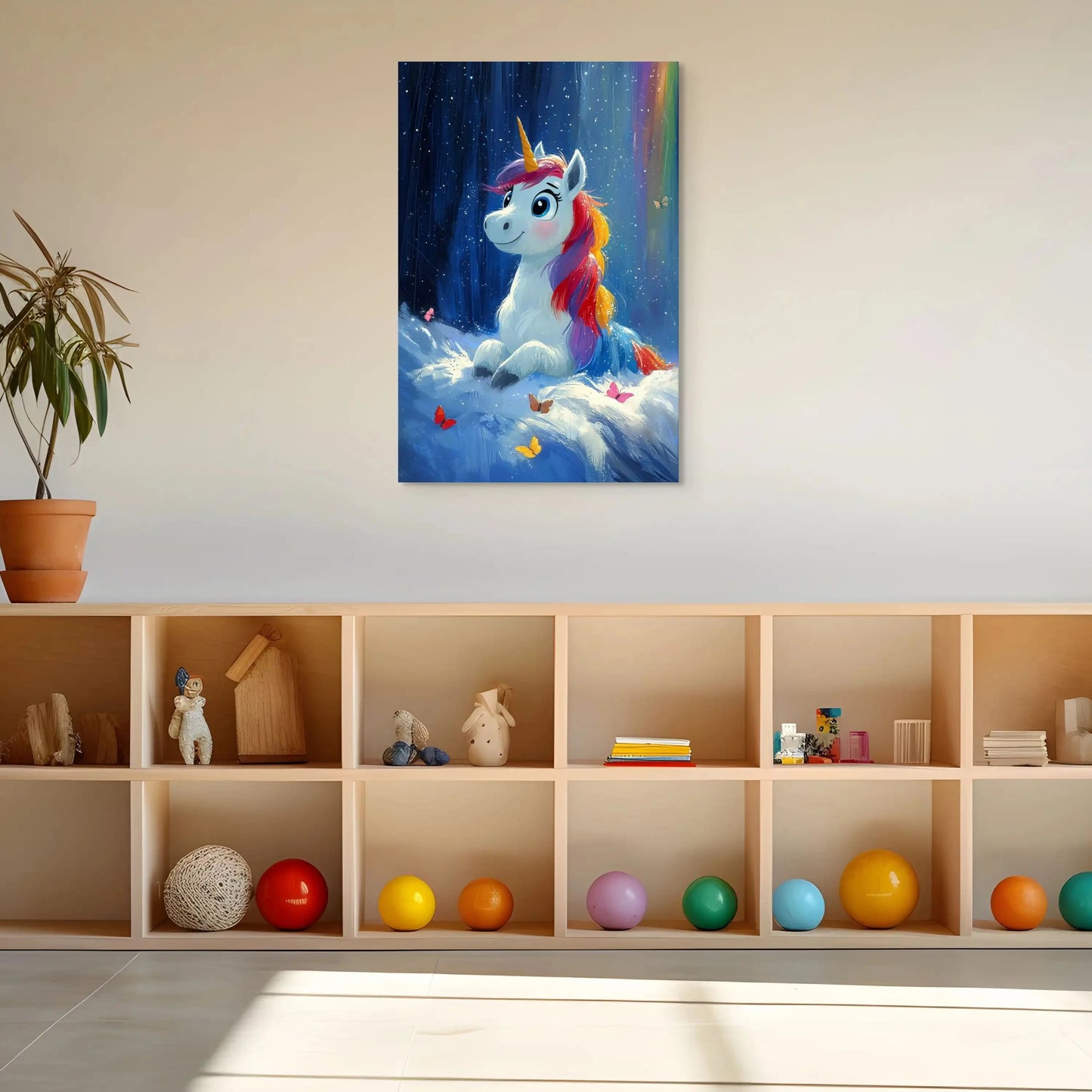 Tableau Licorne - Chambre Enfant Affiches, reproductions et œuvres graphiques Art Virtuoso