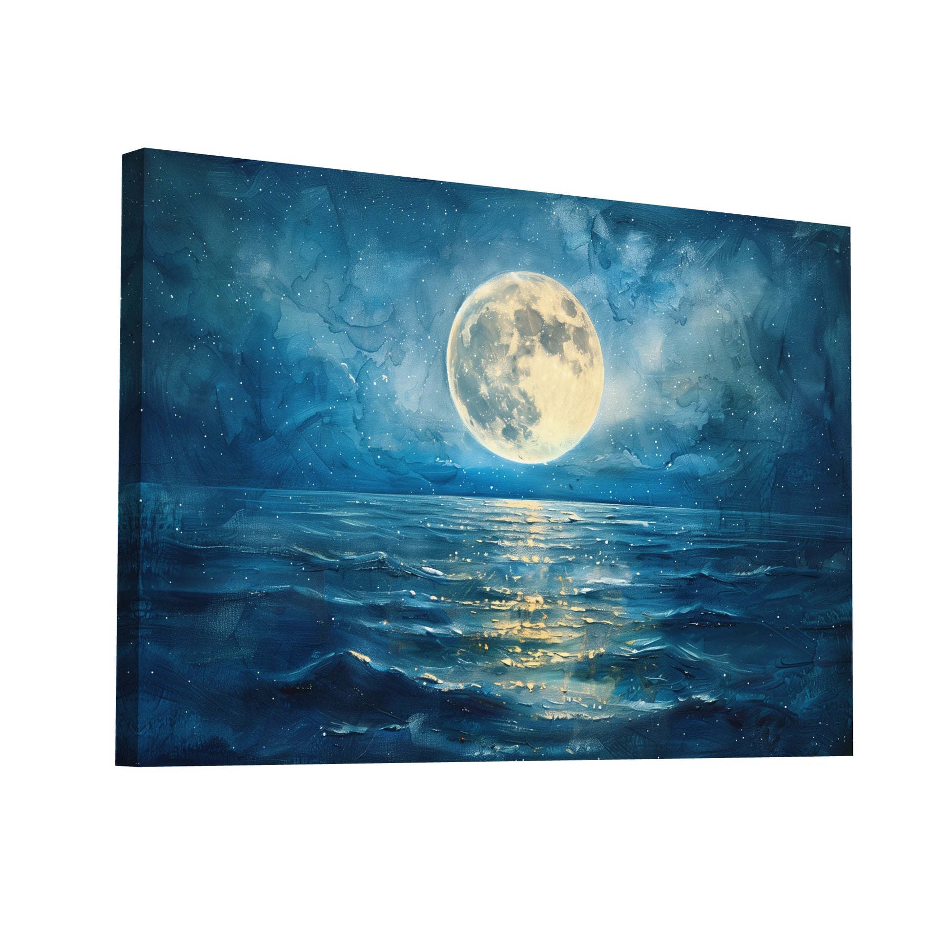 Product Hero 3D WebP Tableau Lune - Art Virtuoso