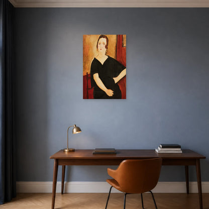 Tableau Madame Amédée (Femme à la cigarette) – Amedeo Modigliani dans un bureau - Art Virtuoso