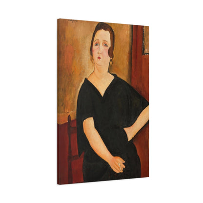 Tableau Madame Amédée (Femme à la cigarette) – Amedeo Modigliani - toile 3D avec bords imprimés - Art Virtuoso