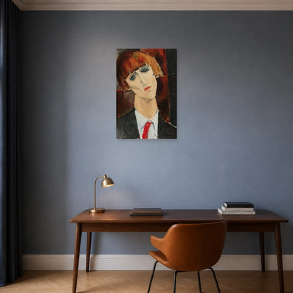 Tableau Madame Kisling – Amedeo Modigliani dans un bureau - Art Virtuoso