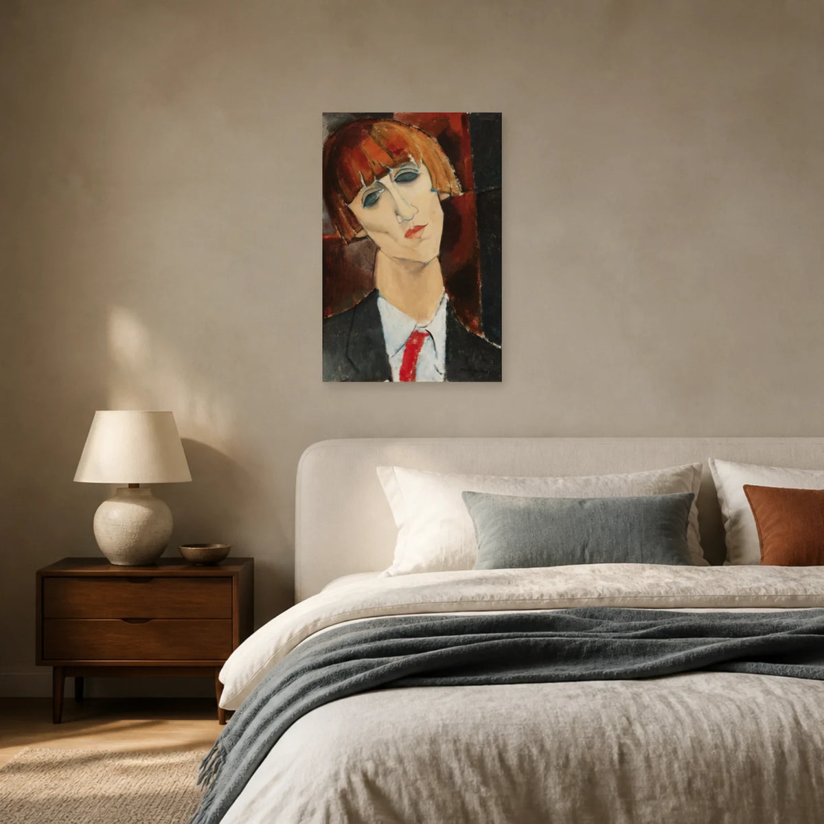 Tableau Madame Kisling – Amedeo Modigliani dans une chambre - Art Virtuoso